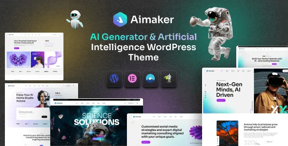 Aimaker AI Agency Technology WordPress Theme-1.webp