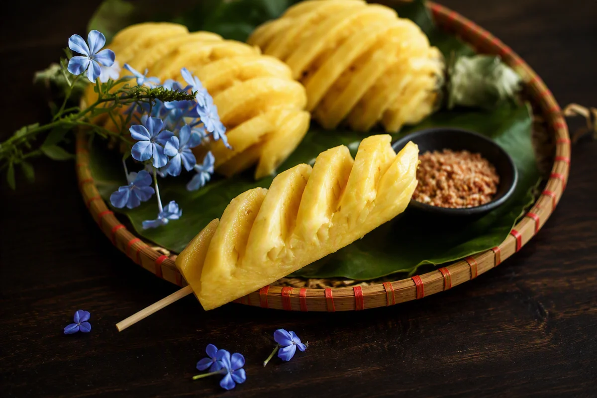 ăn dứa khi đói gây cồn cào và nóng rát dạ dày.webp