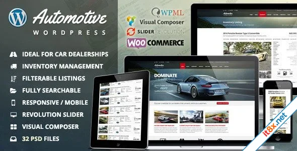 Automotive Car Dealership Business WordPress Theme