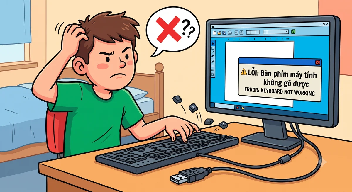 Bàn phím máy tính không gõ được.webp