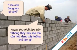 Câu chuyện 3 người thợ xây một bức tường