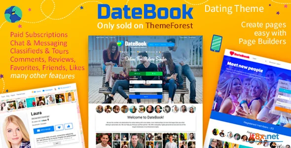 DateBook - Dating WordPress Theme