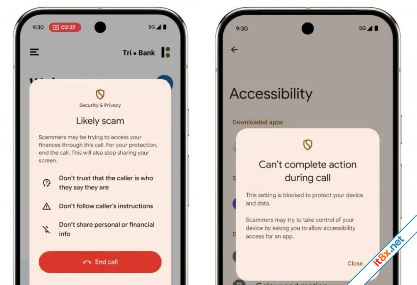 Google công bố tính năng trên Android, tăng cường bảo vệ người dùng trước cuộc gọi lừa đảo