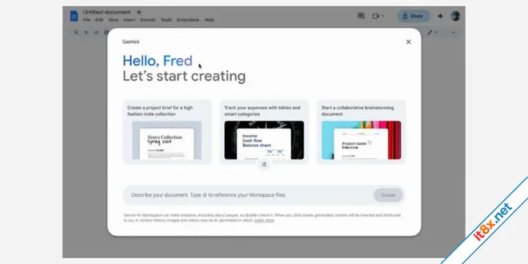 Google Docs thử nghiệm thêm tính năng trí tuệ nhân tạo