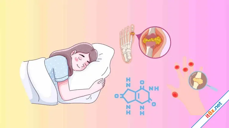 Mách bạn tư thế ngủ tốt nhất cho người axit uric cao, giúp ngon giấc