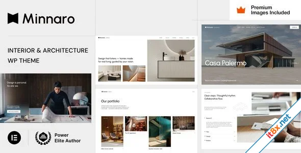 Minnaro - Interior Design and Architecture WordPress Theme