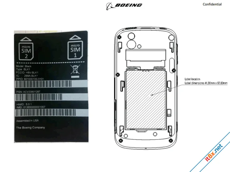 Boeing chế tạo điện thoại tự hủy