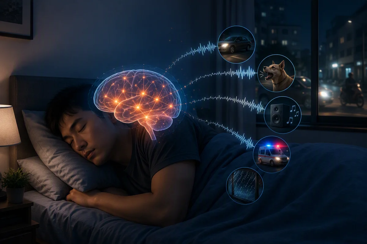Não bộ con người không bao giờ thực sự ngừng hoạt động trước âm thanh xung quanh.webp