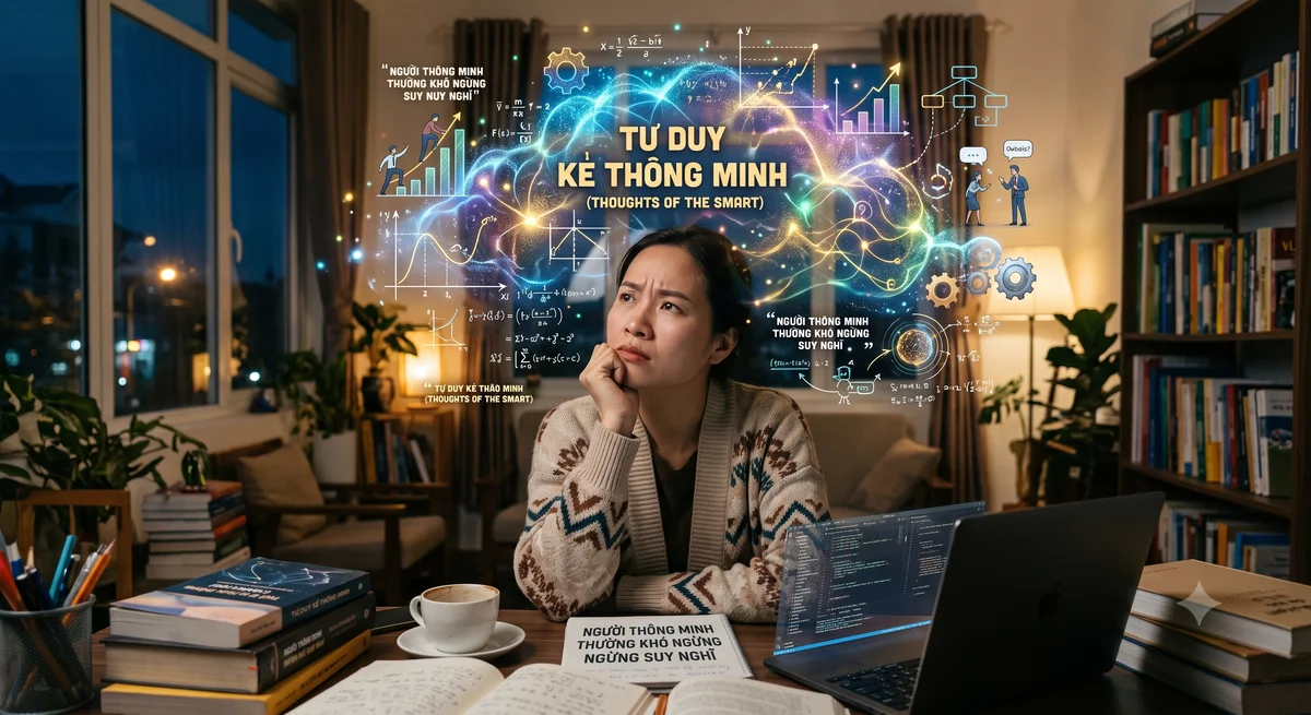 Người thông minh thường khó ngừng suy nghĩ.webp