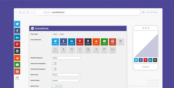 Novashare WordPress Social Sharing Plugin-1.webp
