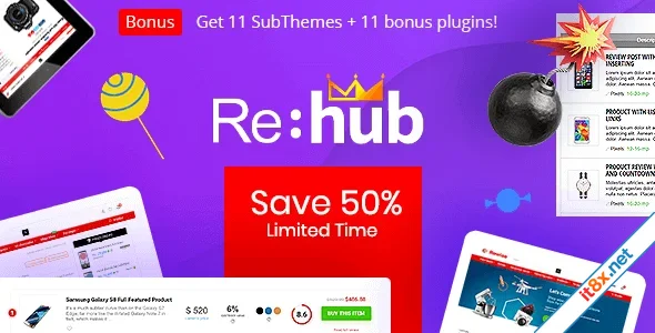 REHub - Price Comparison, Multi Vendor Marketplace Wordpress Theme