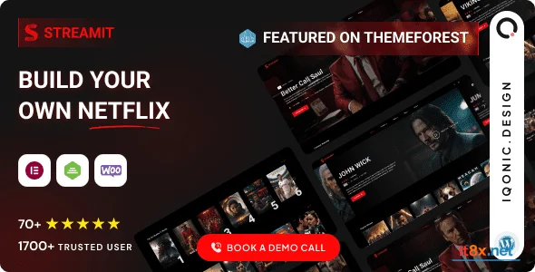 Streamit - Movie Streaming WordPress Theme for OTT & Video