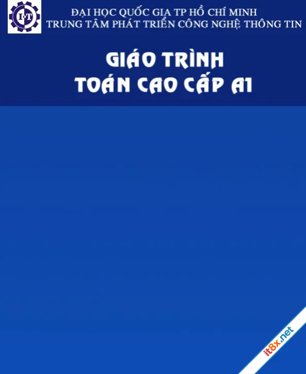 Giáo trình Toán cao cấp A1 - ĐH Quốc gia TP.HCM