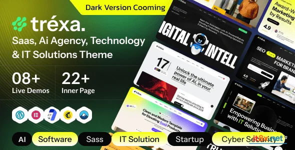 Trexa - Saas, Ai Agency, Technology & IT Solutions WordPress Theme