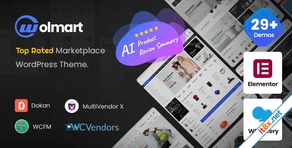 Wolmart - Multi-Vendor Marketplace WooCommerce Theme