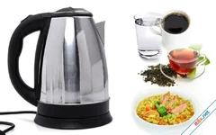 Không nên trút cạn ấm siêu tốc ngay khi vừa đun xong