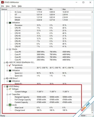 Thủ thuật giúp kiểm tra mức độ chai và tình trạng của pin laptop