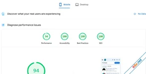 Test check PageSpeed Insights