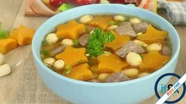 Cách hầm thịt bò bí đỏ thơm ngon