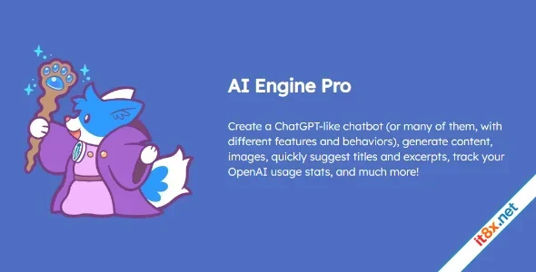 AI Engine Pro - ChatGPT Chatbot, GPT Content Generator