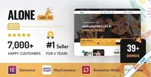 Alone - Charity Multipurpose Non-profit WordPress Theme