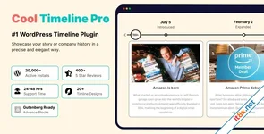 Cool Timeline Pro - Horizontal & Vertical Timeline Plugin For WordPress