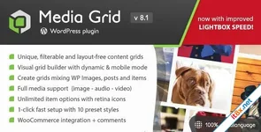 Media Grid - WordPress Responsive Portfolio