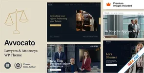 Avvocato - Law Firm WordPress Theme
