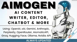 AIomatic (Aimogen Pro) - All-in-One AI Content Writer, Editor, ChatBot & Automation Toolkit